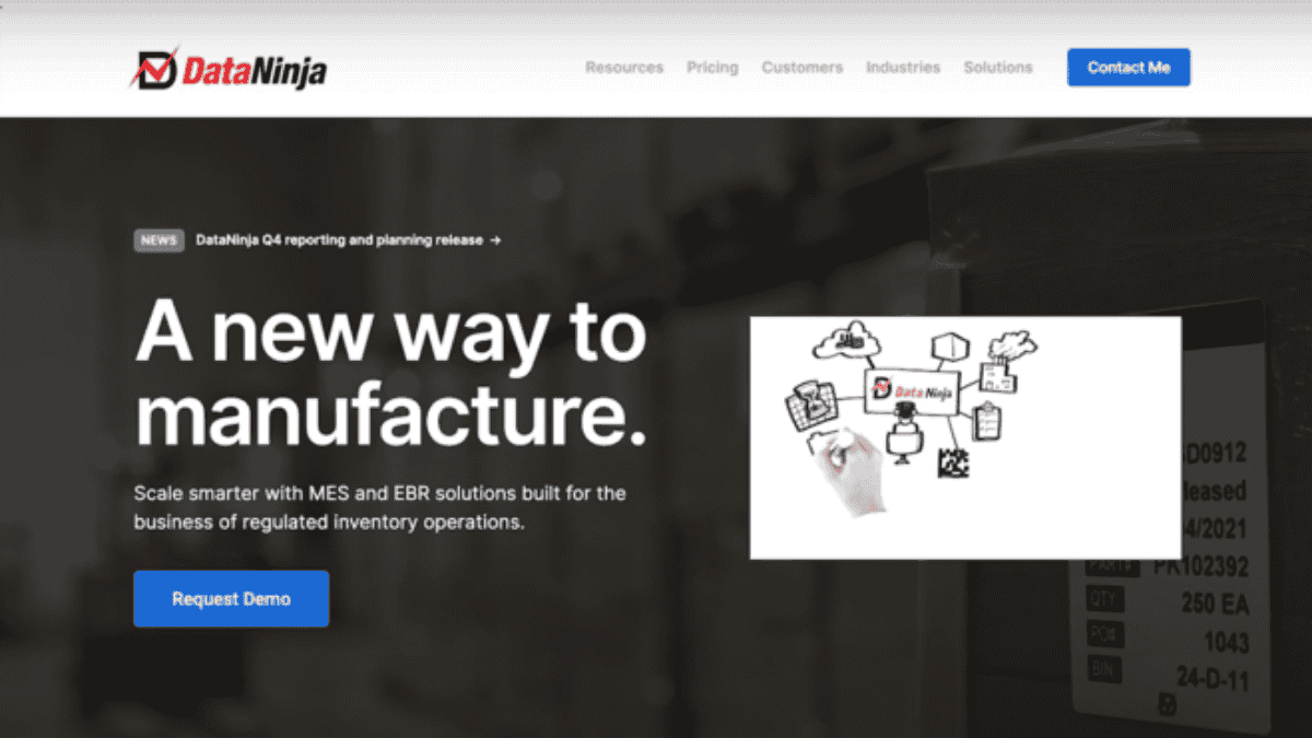 Website β before redesign